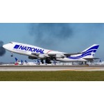 JC Wings National Airlines Boeing 747-400(BCF) N756CA 1:400